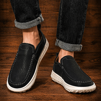 Leather Slip-On Shoes