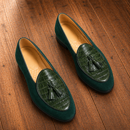 Leather Tassel Loafers