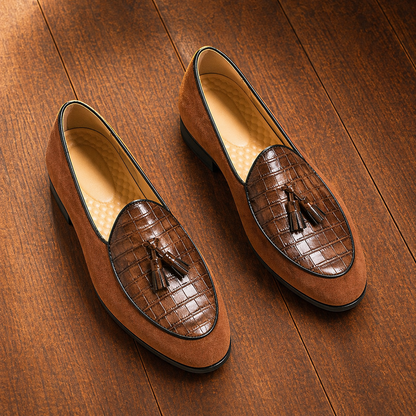 Leather Tassel Loafers