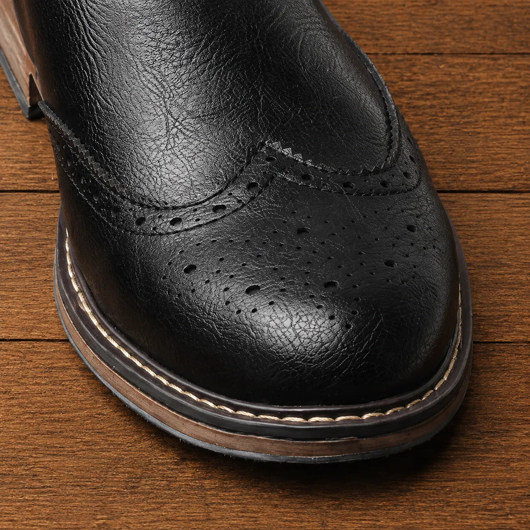 Brogue Chelsea Ankle Boots