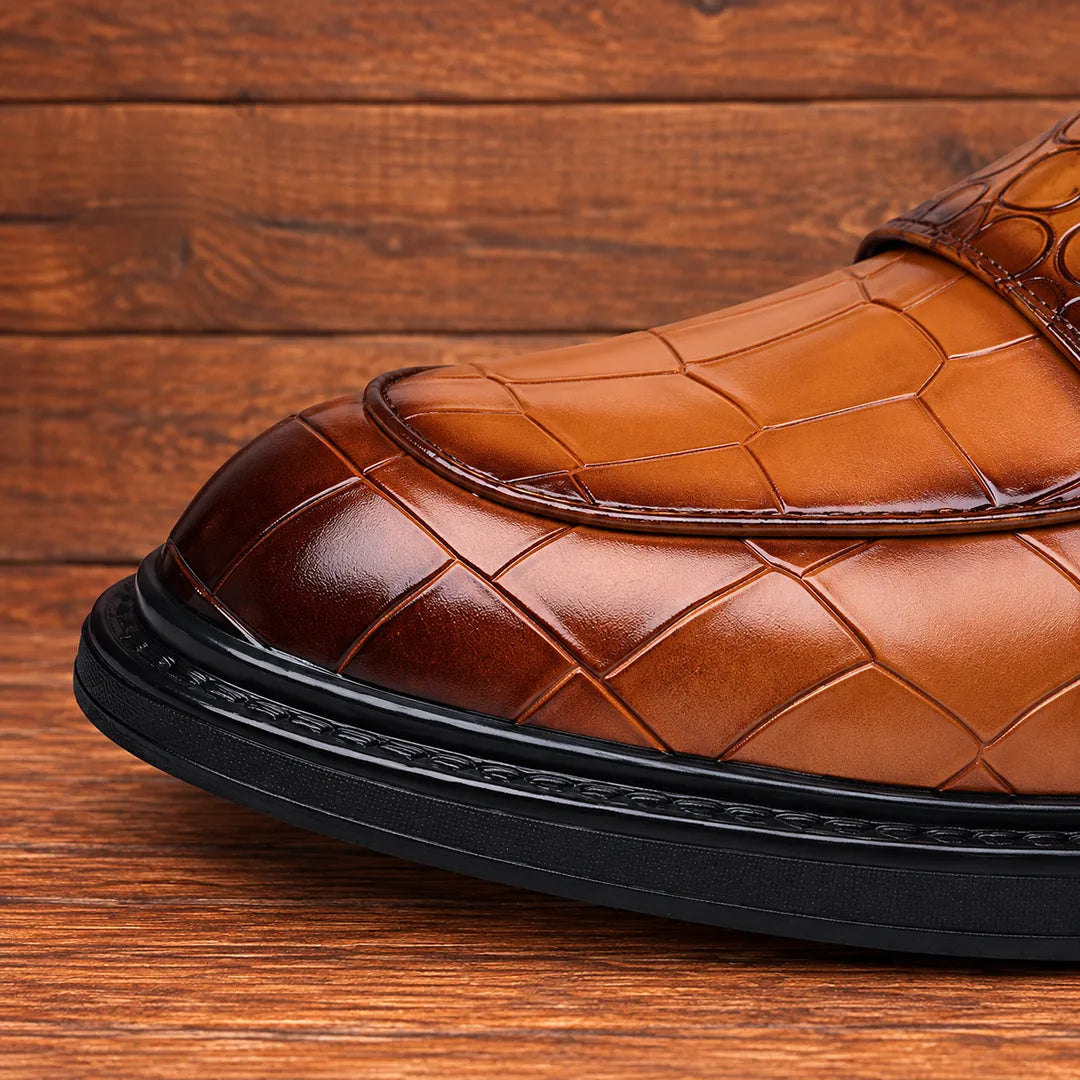 Elegant Textured Loafers