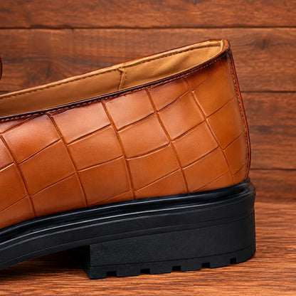 Elegant Textured Loafers