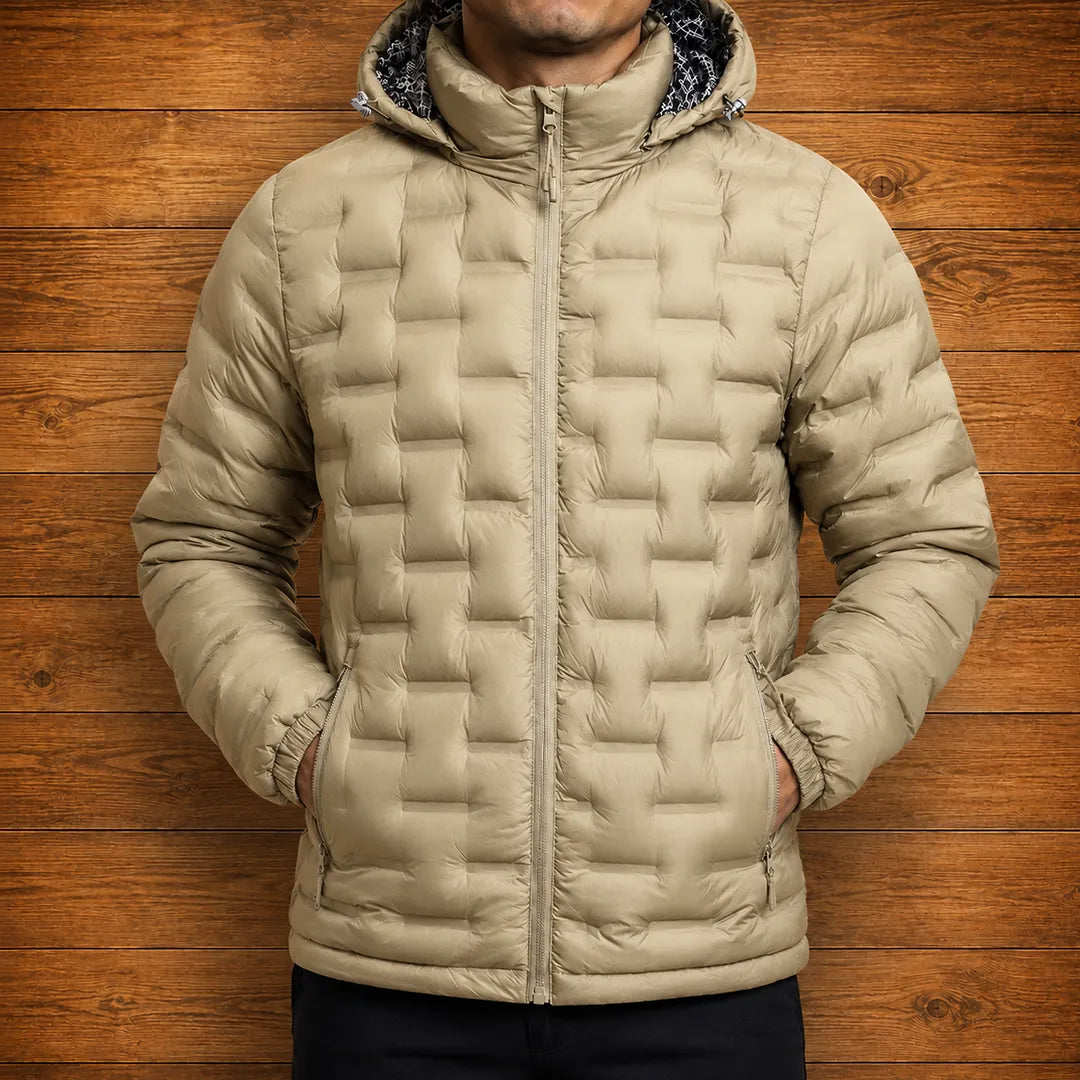 Quilted Padded Hooded Jacket