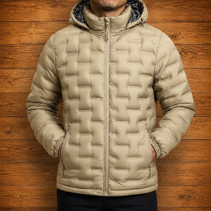 Quilted Padded Hooded Jacket