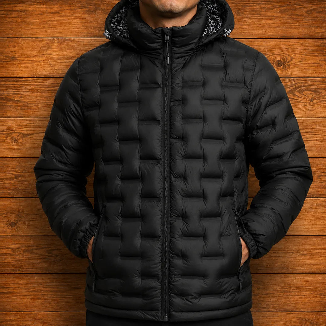 Quilted Padded Hooded Jacket