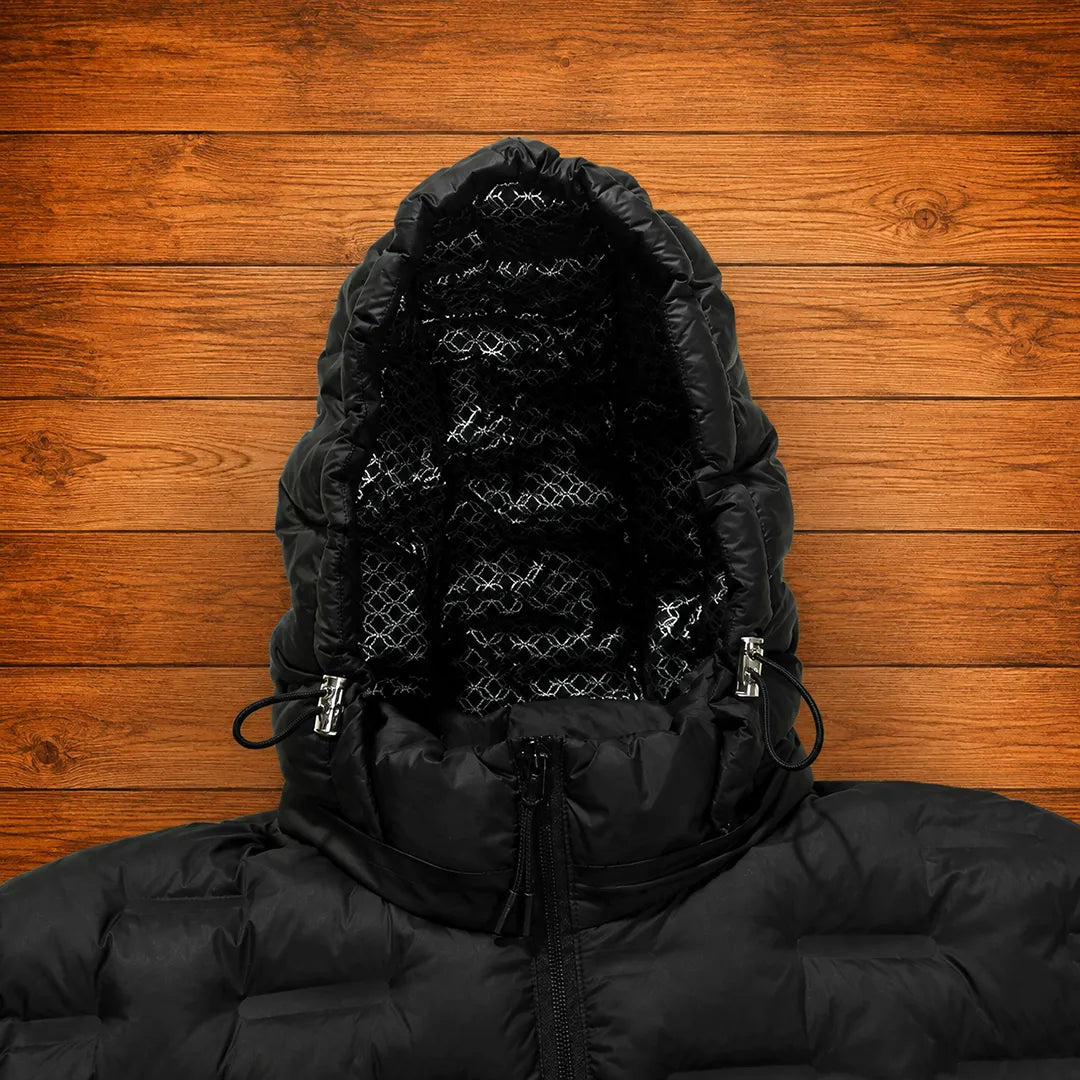 Quilted Padded Hooded Jacket