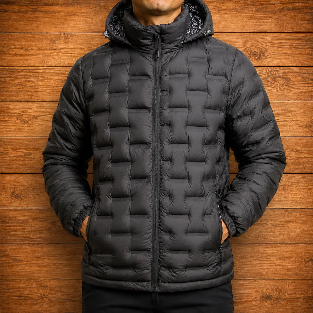 Quilted Padded Hooded Jacket