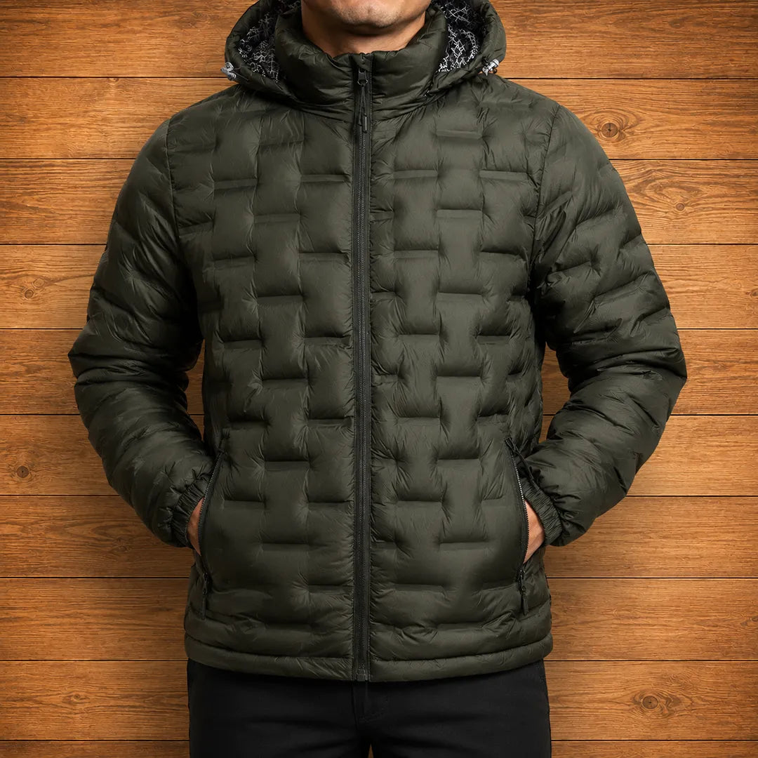 Quilted Padded Hooded Jacket