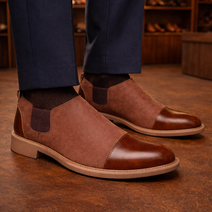 Slip-On Leather Shoes