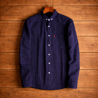 Striped Long-Sleeved Shirt