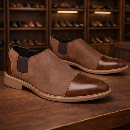Slip-On Leather Shoes